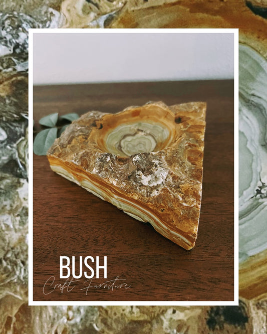 Rock Ash Trash - Bush Craft Furniture